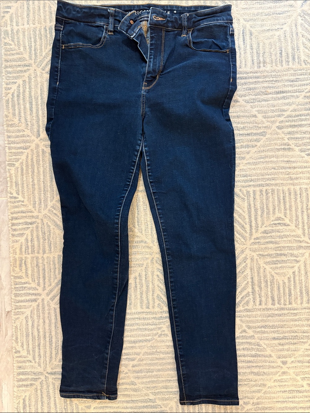 American Eagle Dark Denim Super Stretch Skinny Jeans